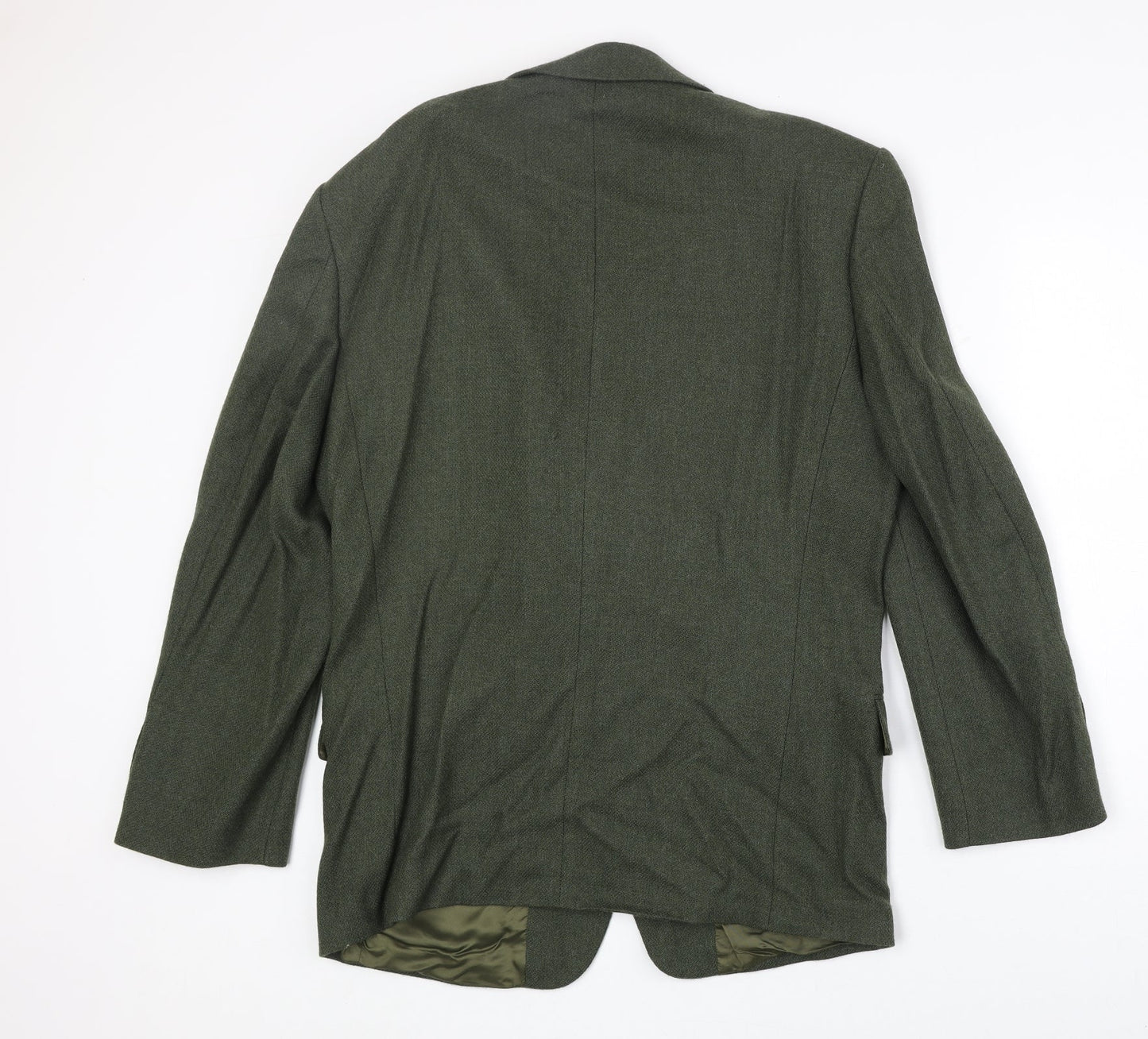 Principles Mens Green Wool Jacket Blazer Size 40 Regular