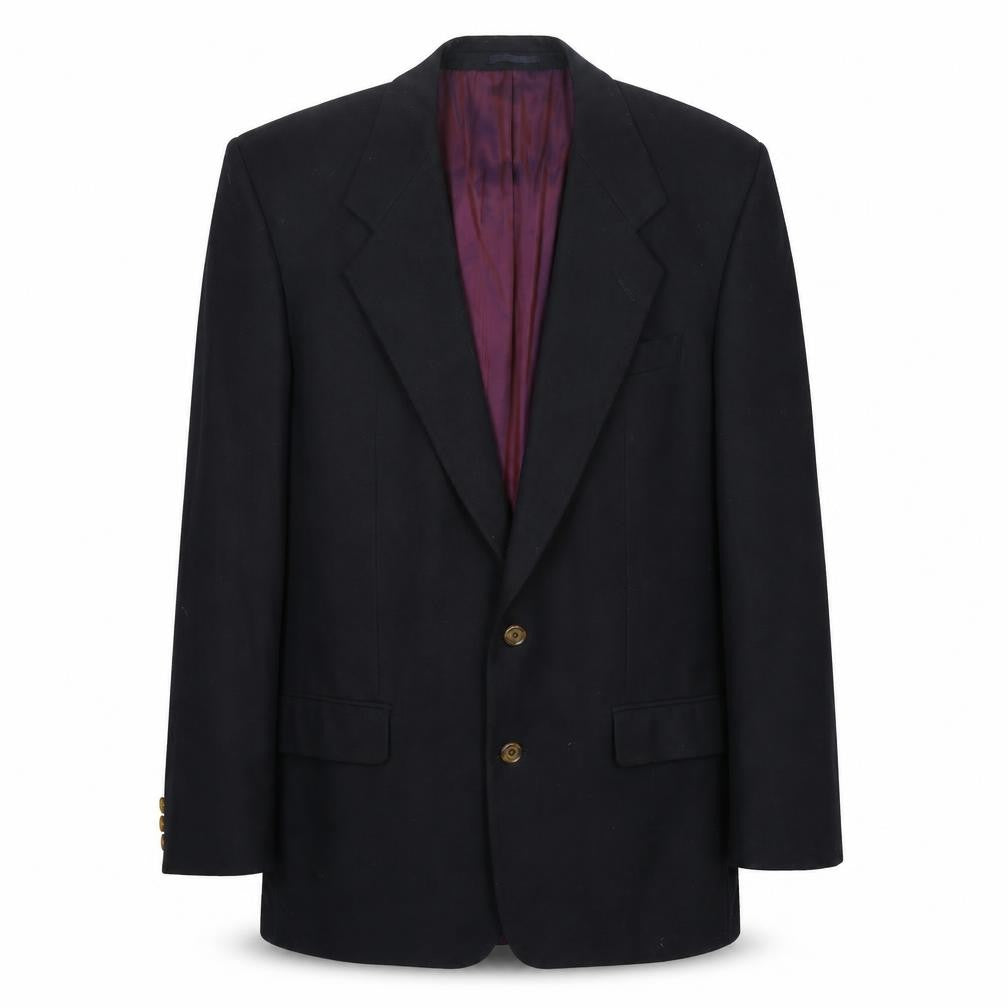 Marks & Spencer Mens Black Wool Jacket Suit Jacket Size 38 Regular