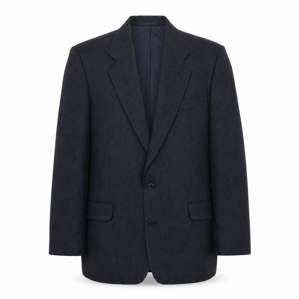 Centar Mens Blue Striped Wool Jacket Suit Jacket Size 42 Regular