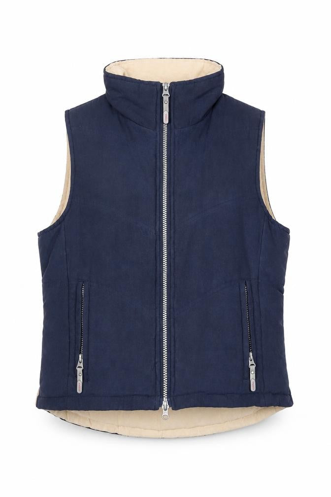 Mlw Womens Blue Gilet Jacket Size XS Zip