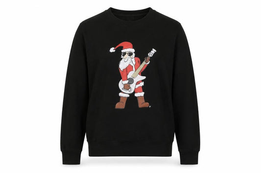 Awdis Womens Black Cotton Pullover Sweatshirt Size S Pullover - Father Christmas