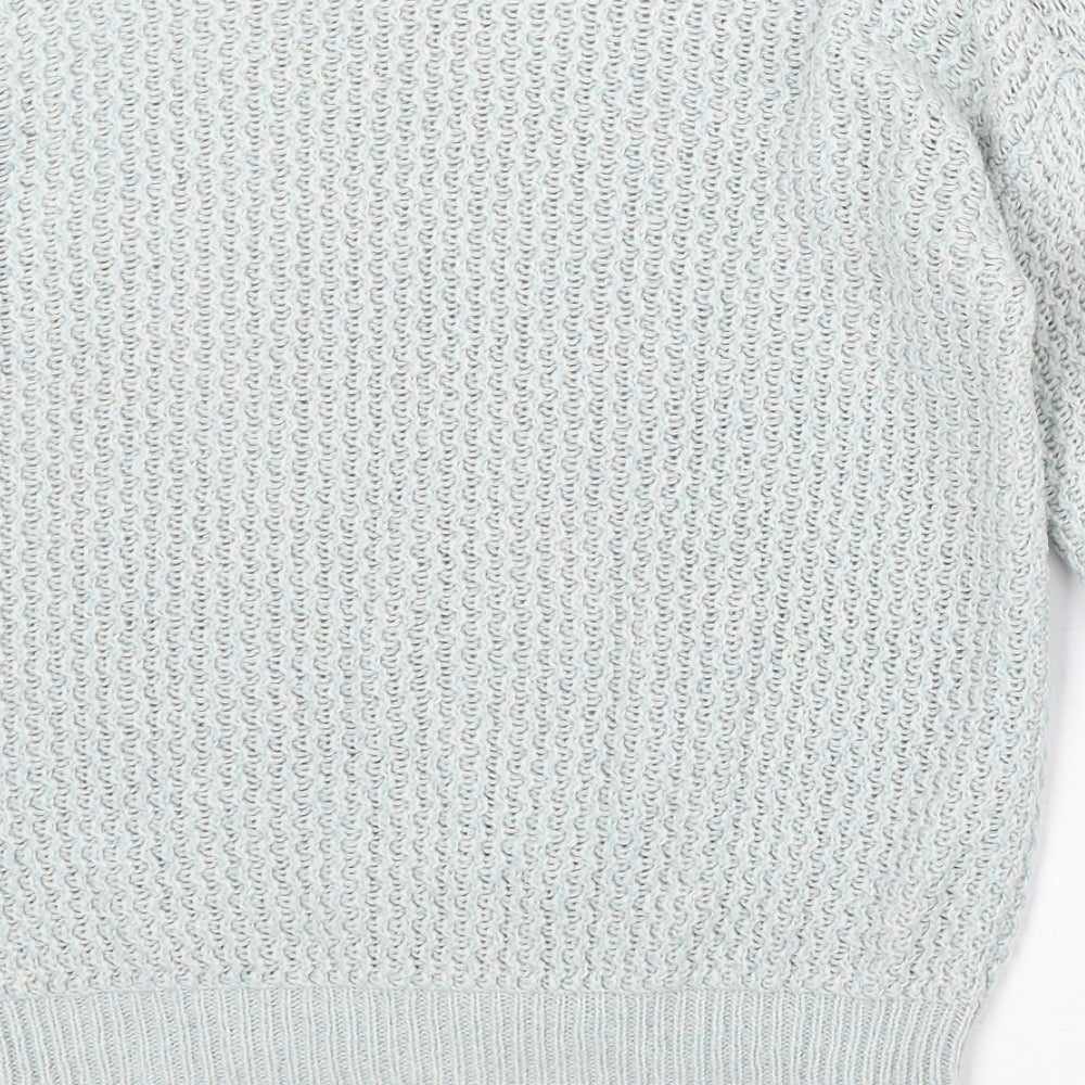 Atmosphere Womens Grey Boat Neck Acrylic Pullover Jumper Size 10