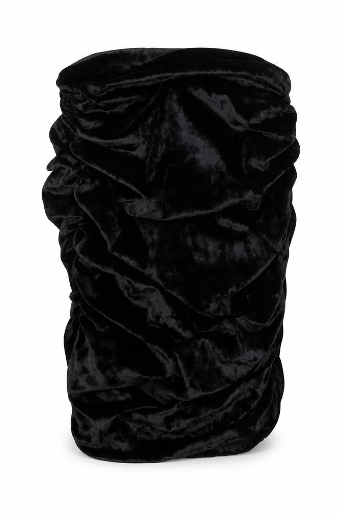 PRETTYLITTLETHING Womens Black Polyester Bandage Skirt Size 8