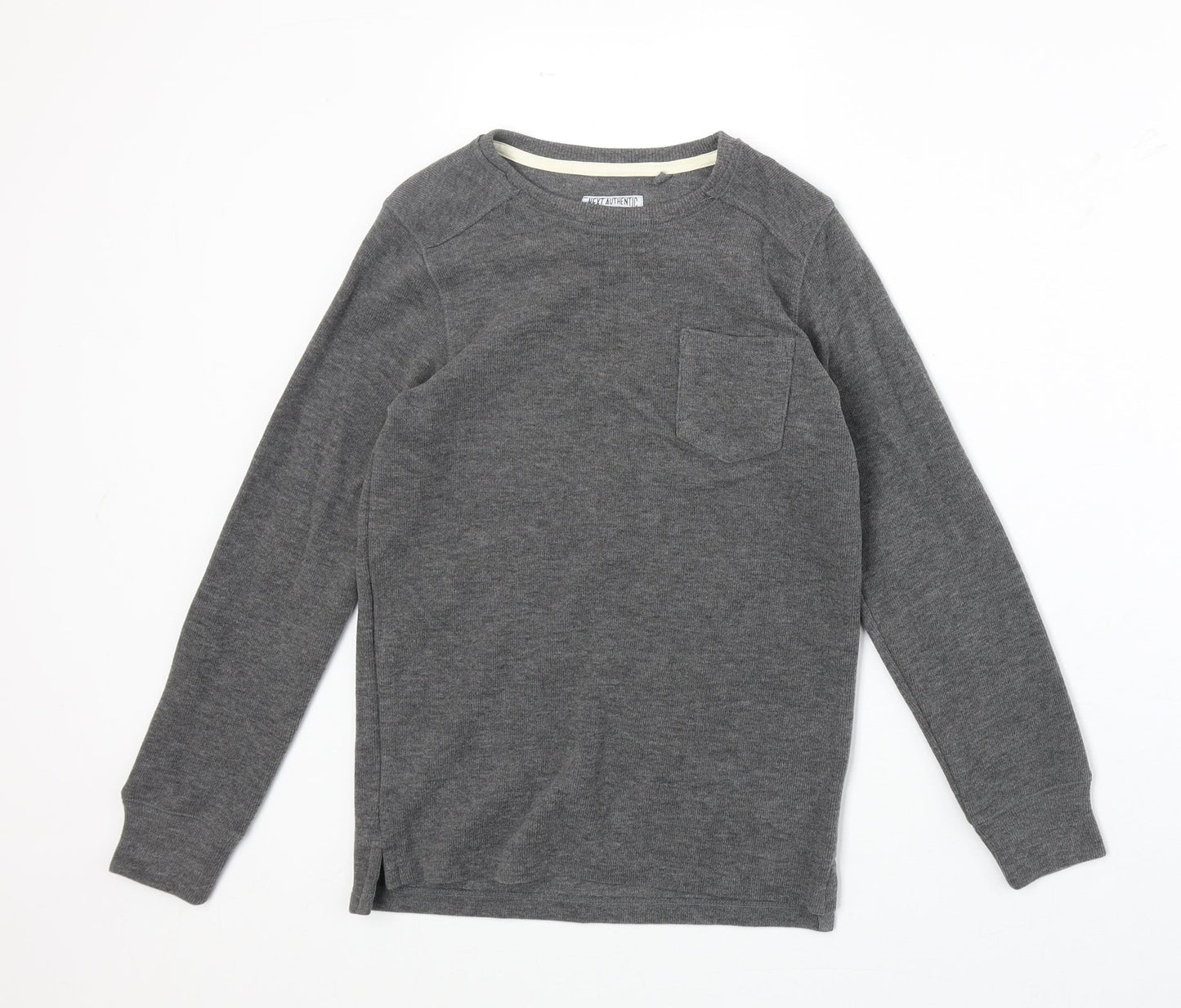 NEXT Boys Grey Cotton Pullover Sweatshirt Size 9 Years Pullover