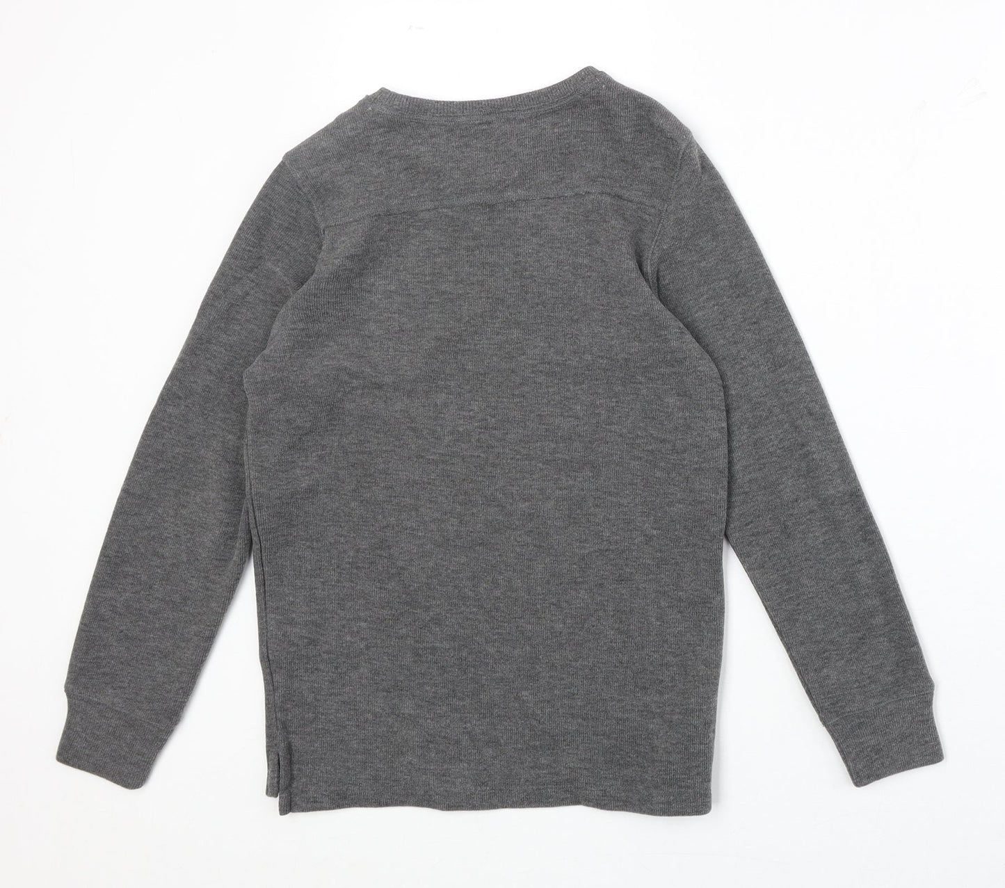 NEXT Boys Grey Cotton Pullover Sweatshirt Size 9 Years Pullover