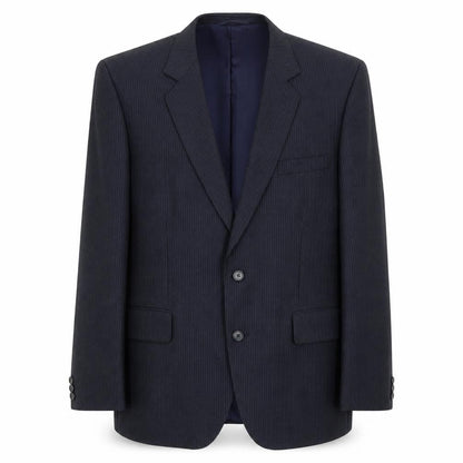 Hepworths Mens Blue Striped Polyester Jacket Suit Jacket Size 42 Regular