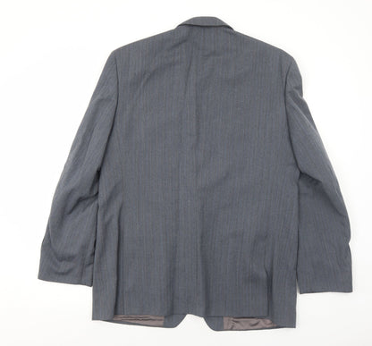 Chatsworth Mens Grey Wool Jacket Suit Jacket Size 44 Regular