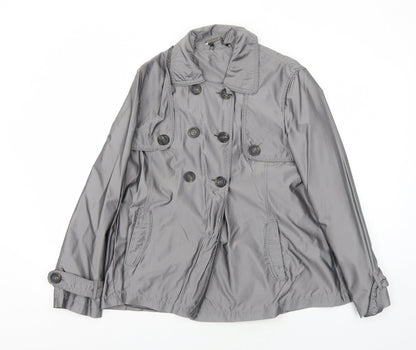 Marks & Spencer Womens Grey Jacket Size 12 Button