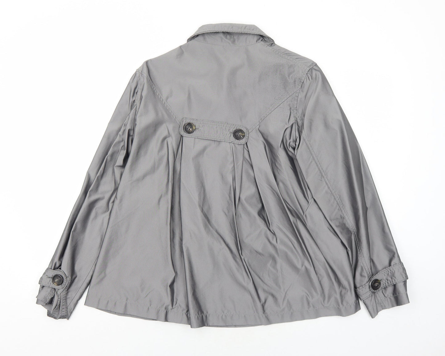 Marks and Spencer Womens Grey Jacket Size 12 Button