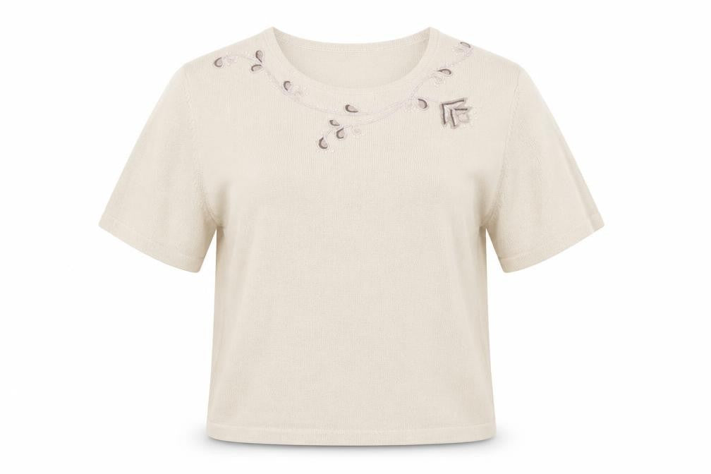 Marks & Spencer Womens Beige Round Neck Acrylic Pullover Jumper Size 16