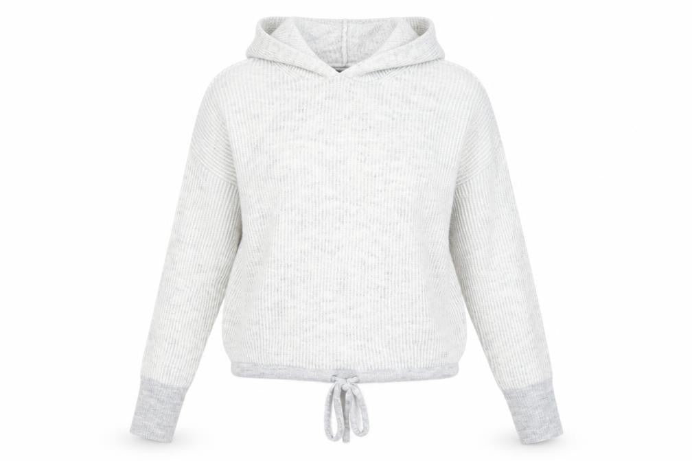 Primark Womens Grey Acrylic Pullover Hoodie Size XS Pullover