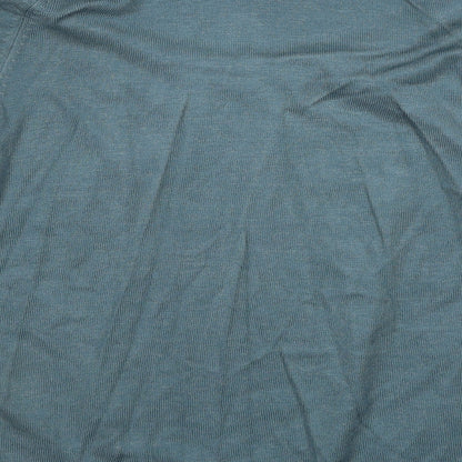 Klass Womens Blue Round Neck Viscose Pullover Jumper Size M