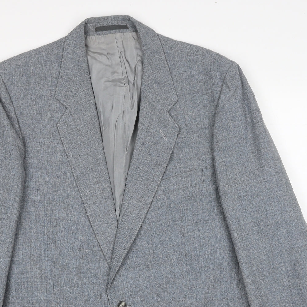 Marks and Spencer Mens Grey Polyester Jacket Suit Jacket Size M Regular
