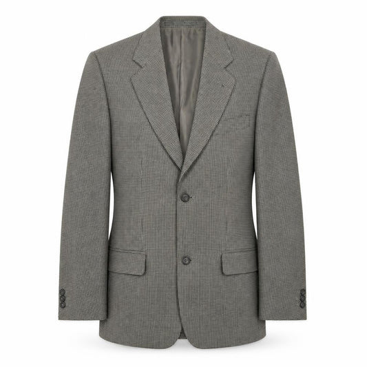Simon Taylor Mens Beige Geometric Polyester Jacket Blazer Size 38 Regular