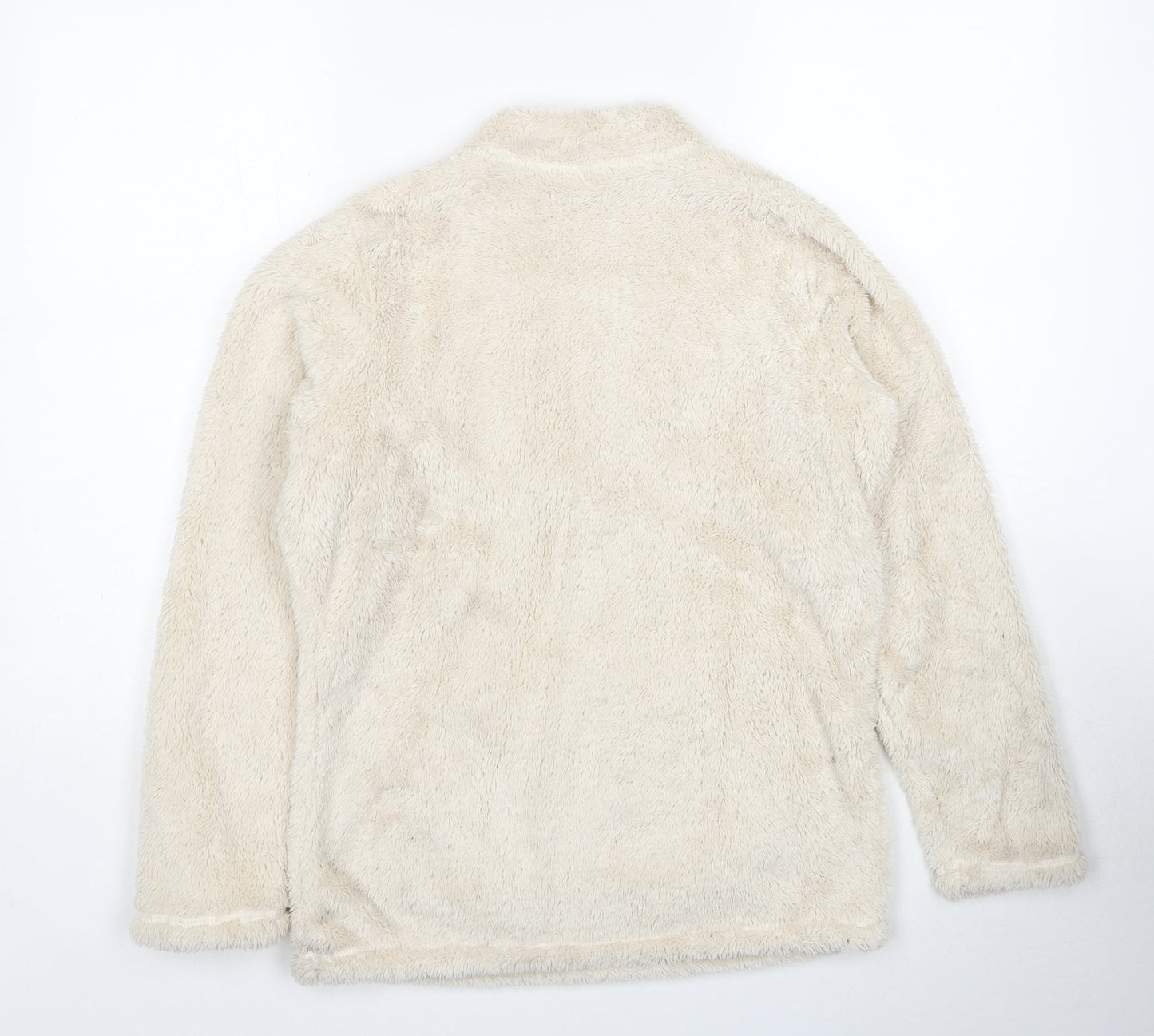 F&F Womens Beige Polyester Pullover Sweatshirt Size S Pullover