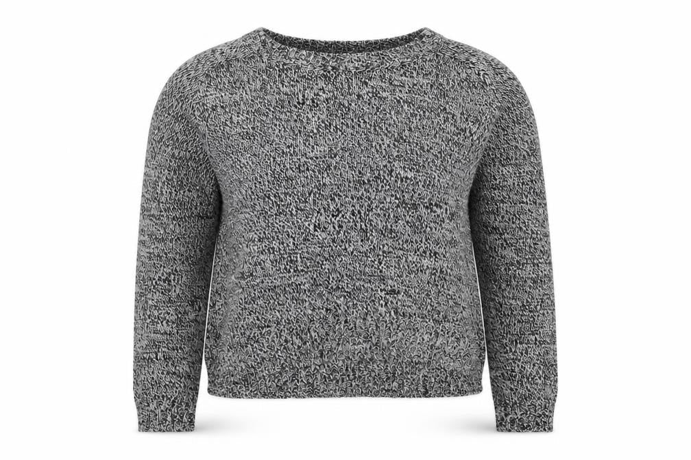 H&M Womens Black Round Neck Acrylic Pullover Jumper Size S