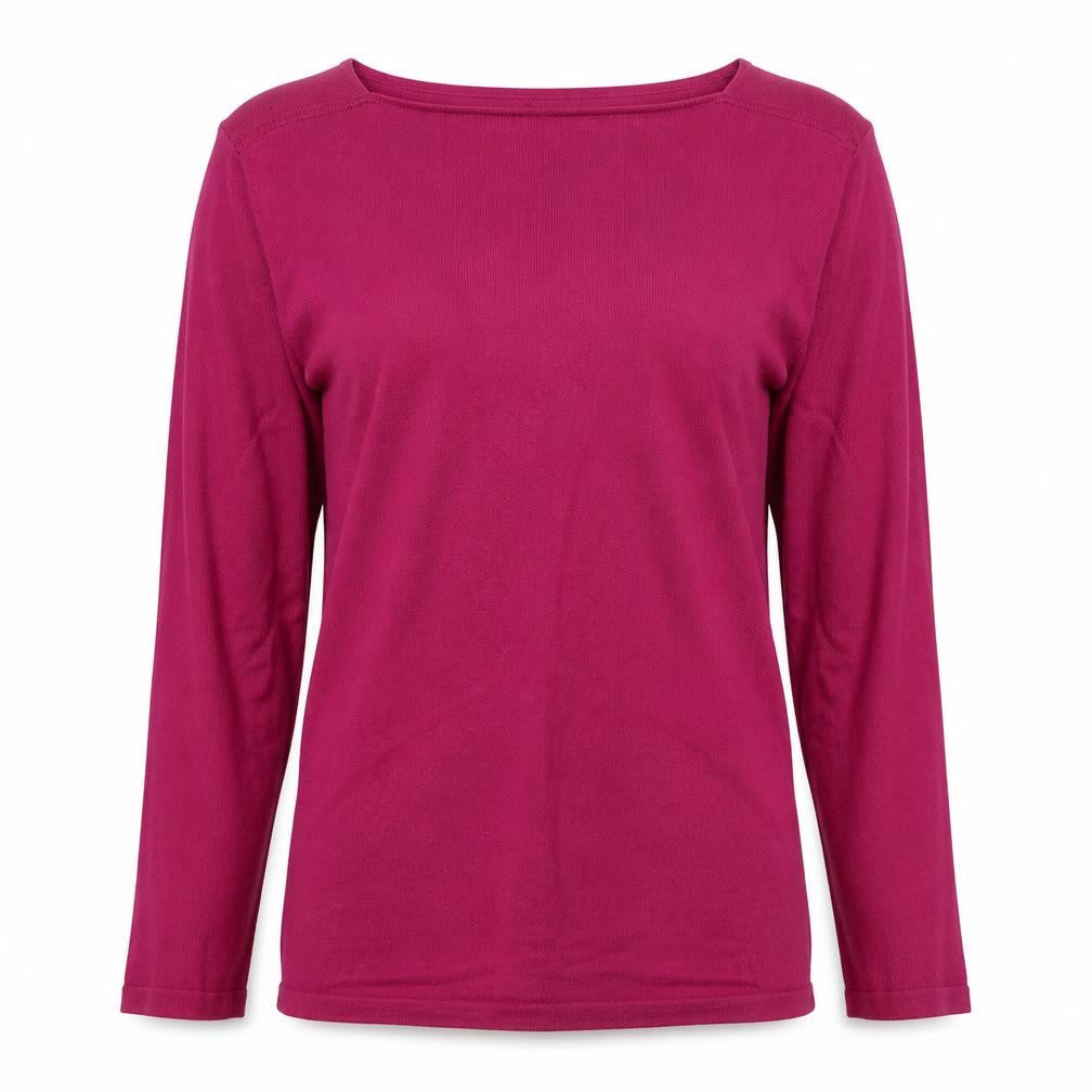 NEXT Womens Purple Square Neck Cotton Pullover Jumper Size 10