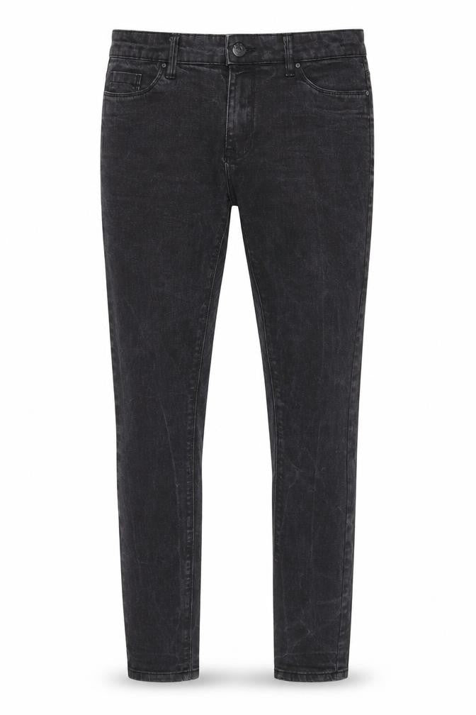 365 Denim Mens Black Cotton Skinny Jeans Size 30 in Regular Zip