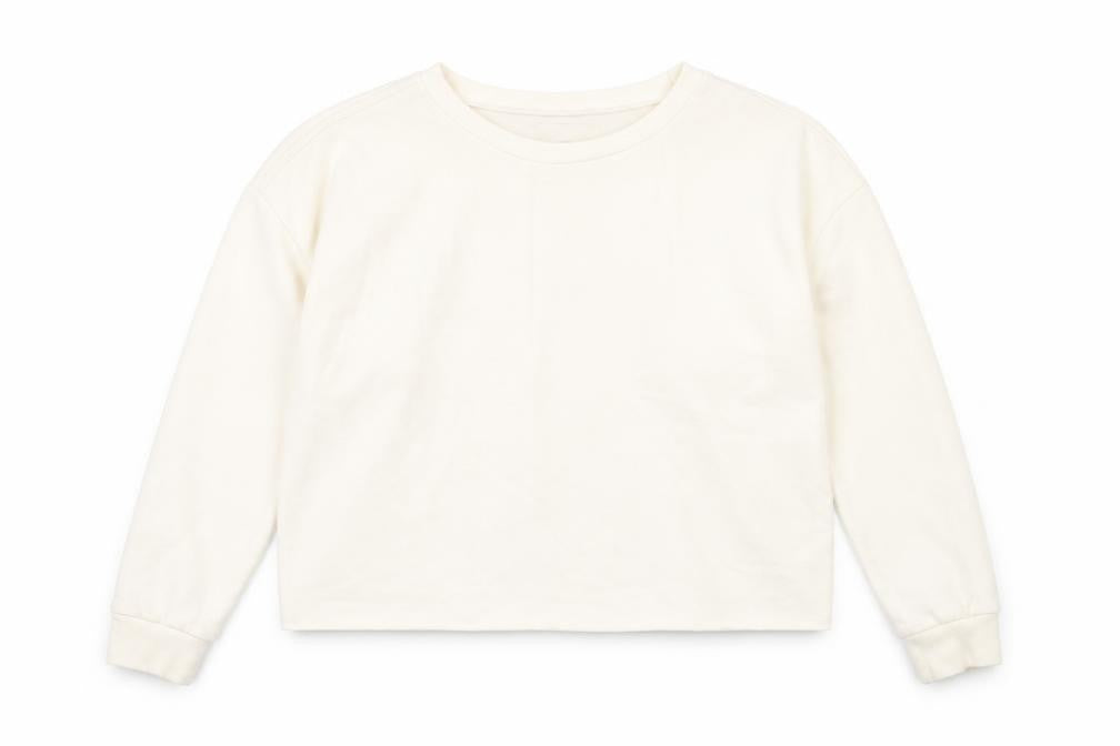 Wandering eyes Womens Beige Polyester Pullover Sweatshirt Size M Pullover