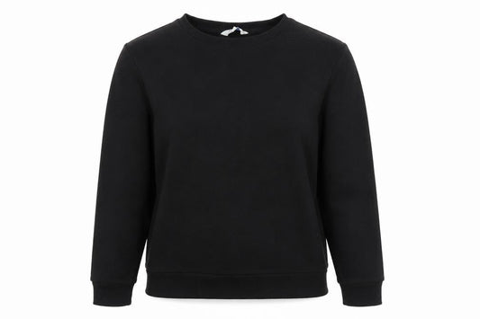 Peacocks Womens Black Polyester Pullover Sweatshirt Size 8 Pullover