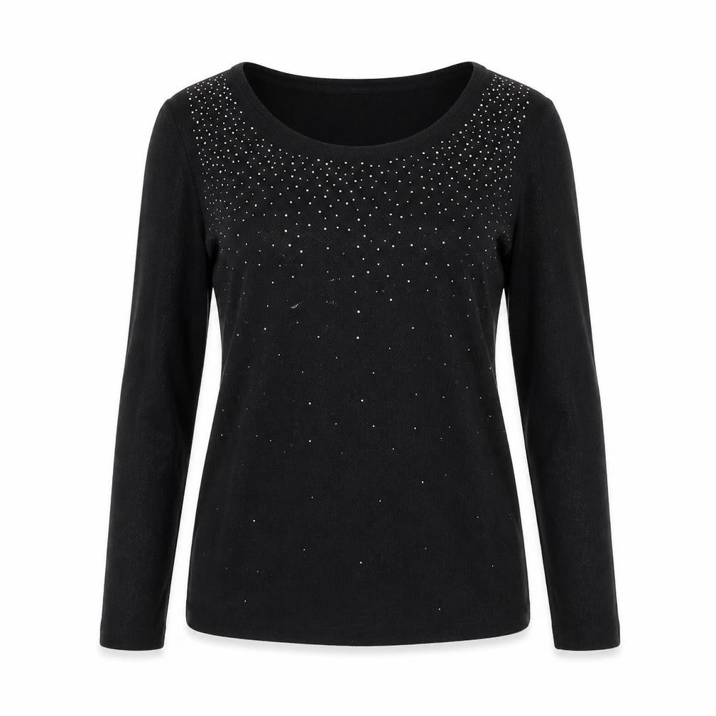 TU Womens Black Scoop Neck Viscose Pullover Jumper Size 8