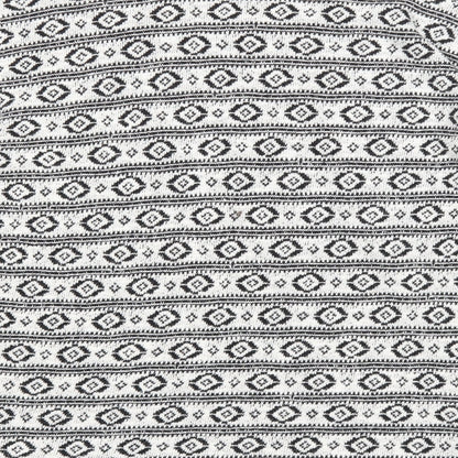 Next Womens White Round Neck Geometric Acrylic Pullover Jumper Size 14