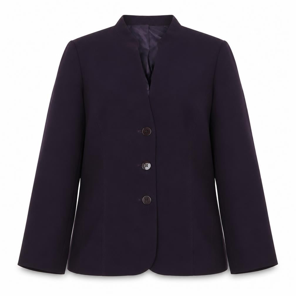 BHS Womens Purple Jacket Blazer Size 14 Button