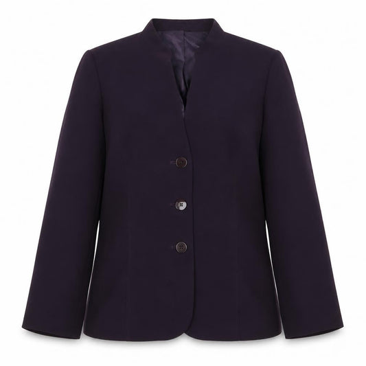 BHS Womens Purple Jacket Blazer Size 14 Button