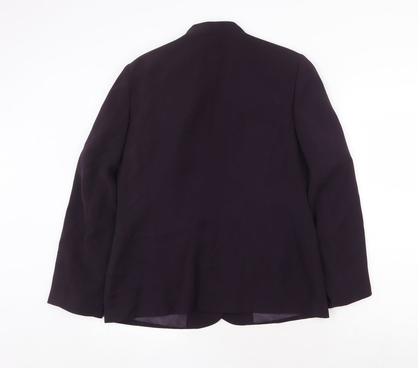 BHS Womens Purple Jacket Blazer Size 14 Button