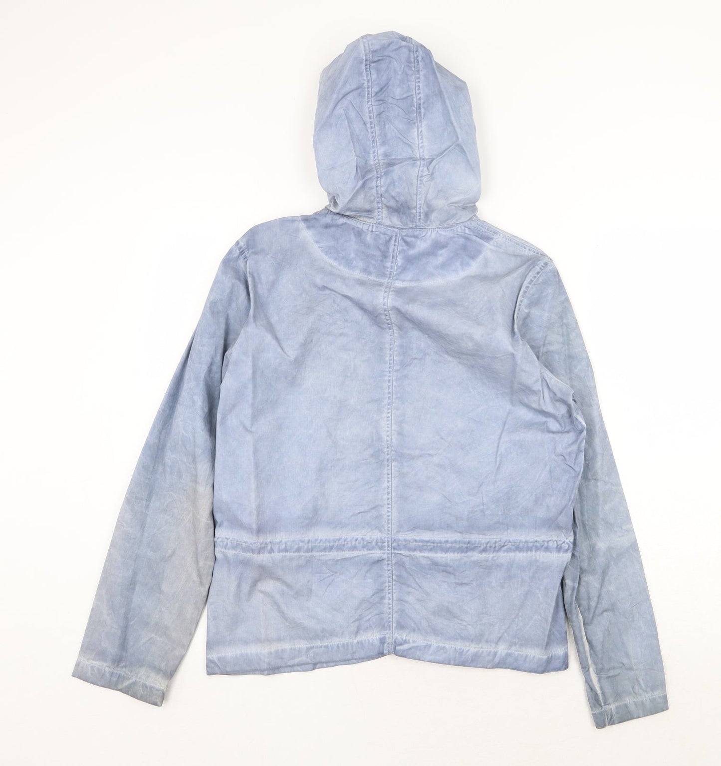 Polorage Womens Blue Geometric Jacket Size S Zip