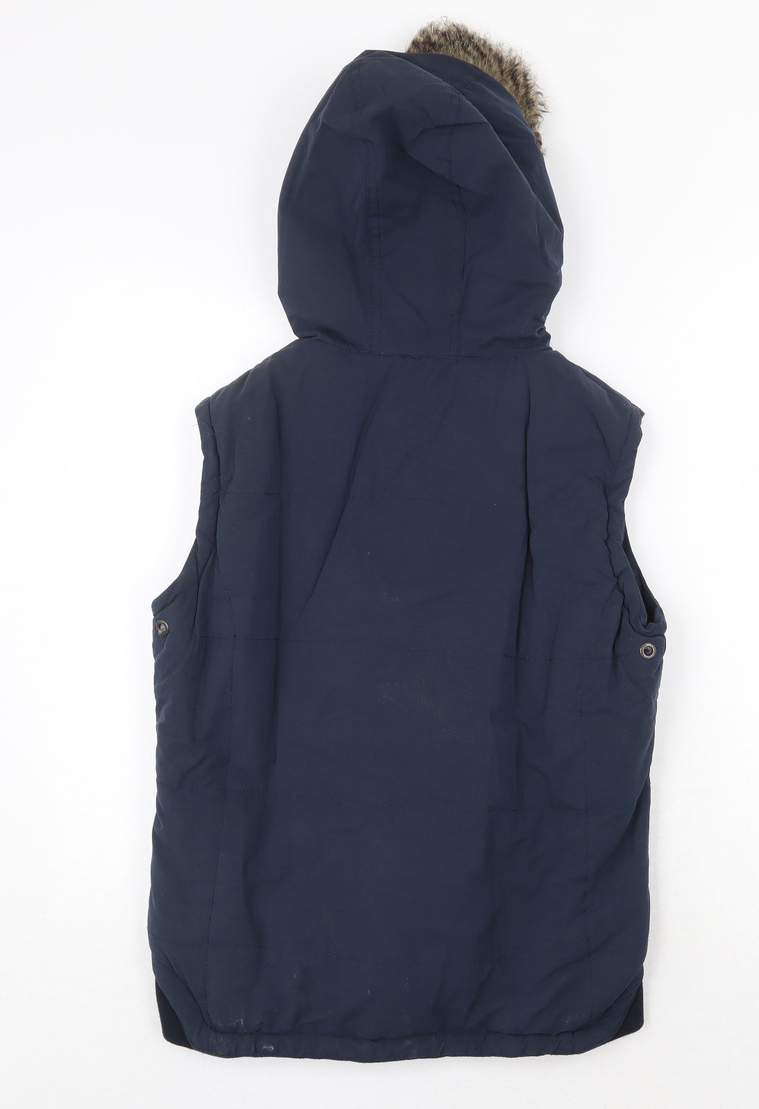 USPA Womens Blue Gilet Jacket Size M Zip