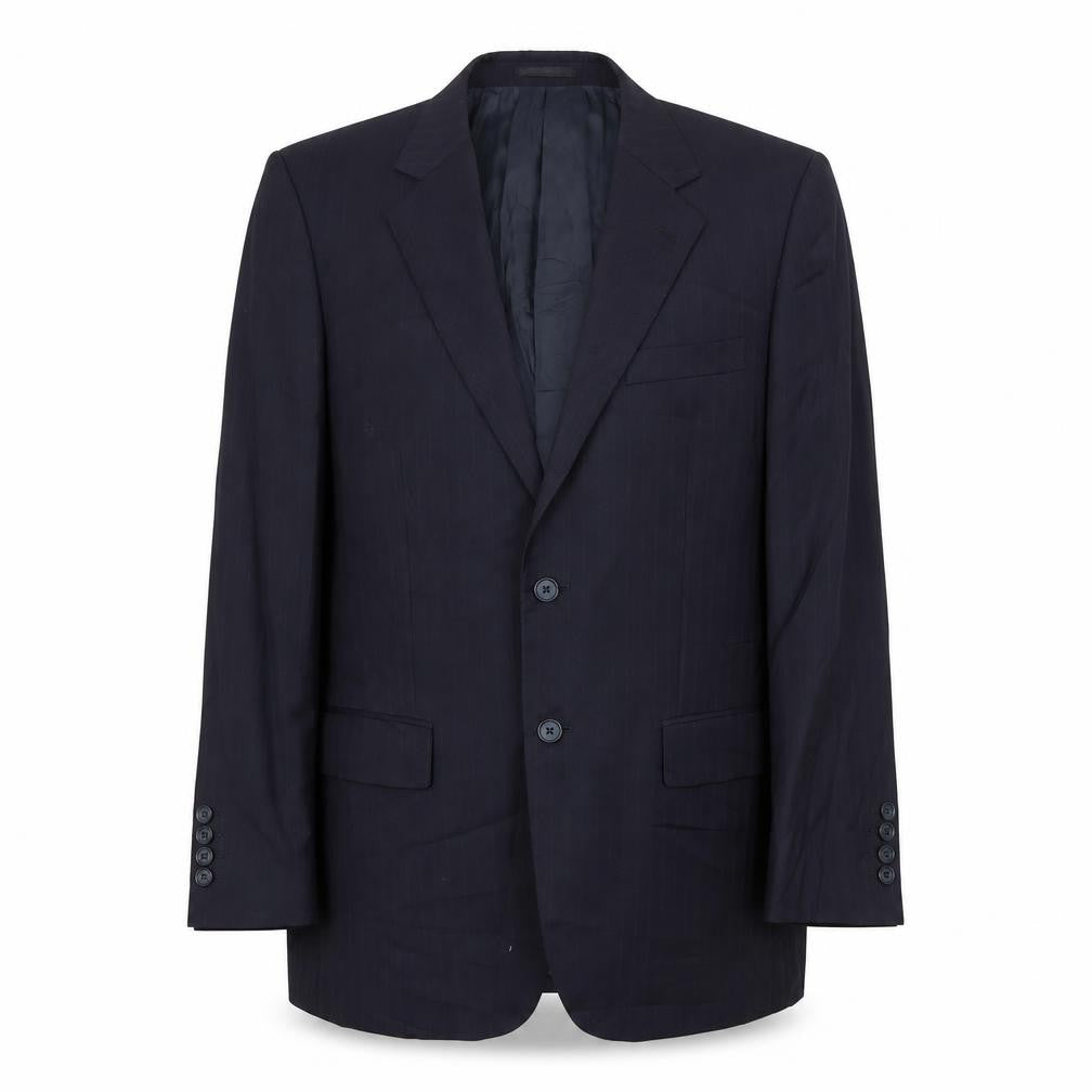 Brook Taverner Mens Blue Polyester Jacket Suit Jacket Size 38 Regular