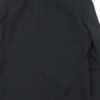 Premier Man Mens Grey Polyester Jacket Suit Jacket Size 40 Regular