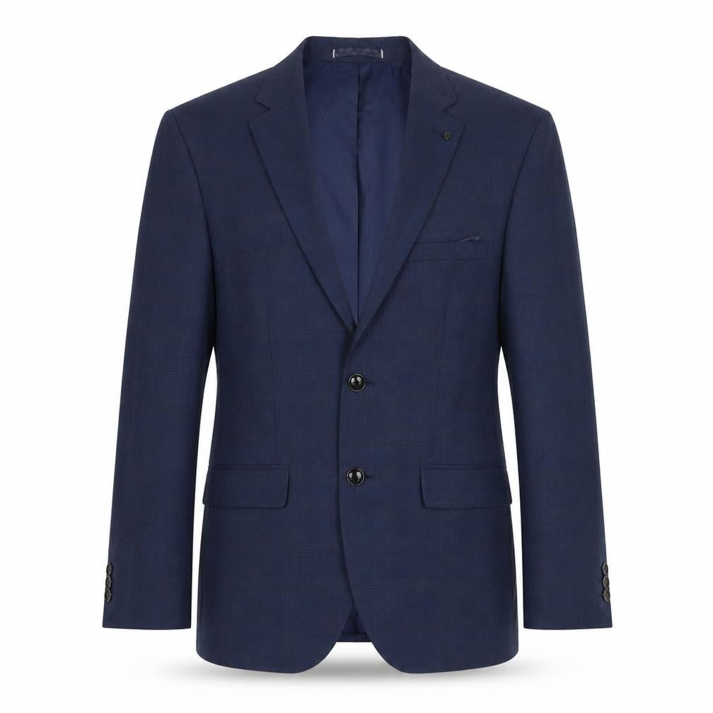 Marks & Spencer Mens Blue Polyester Jacket Suit Jacket Size 38 Regular