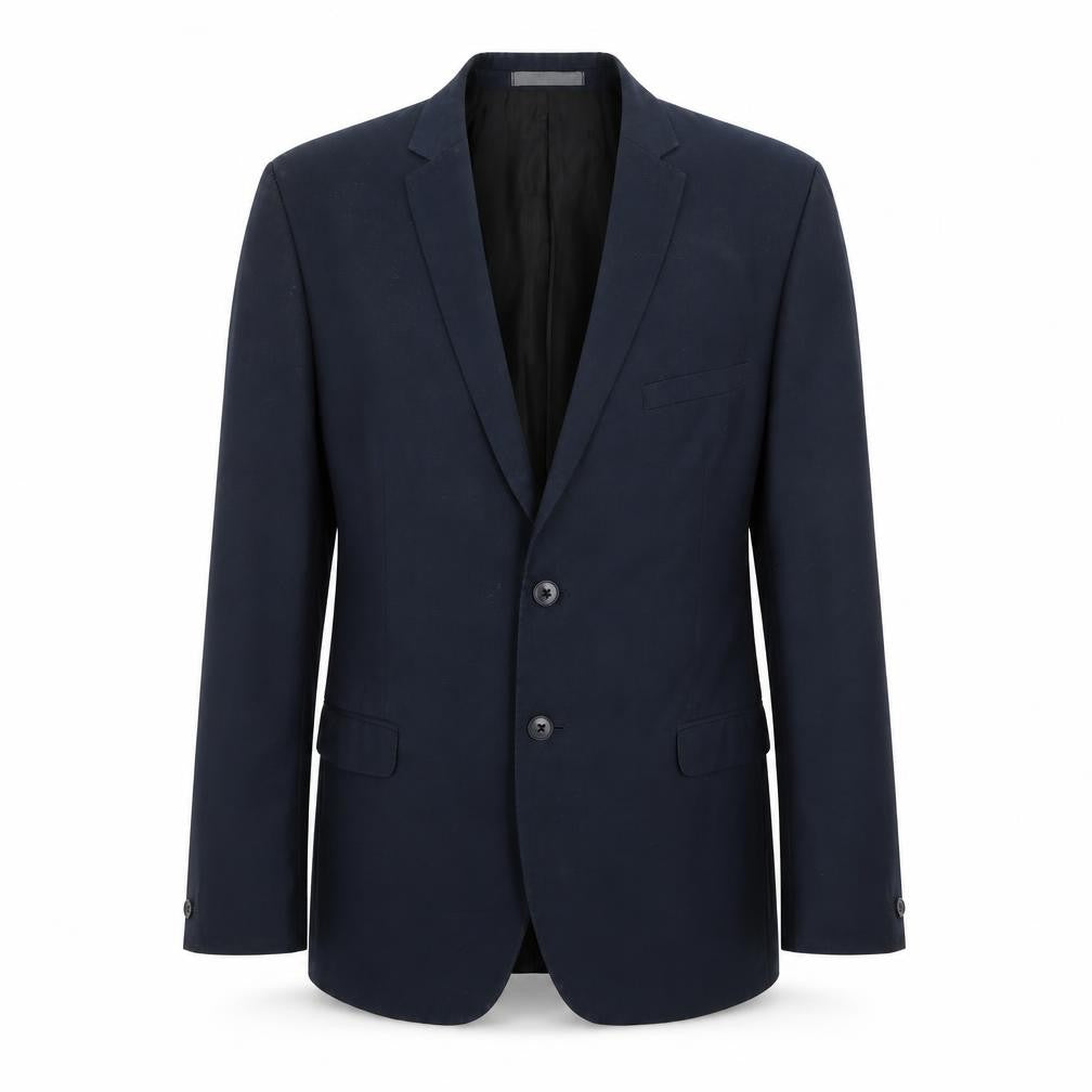 Red Herring Mens Blue Polyester Jacket Suit Jacket Size 44 Regular