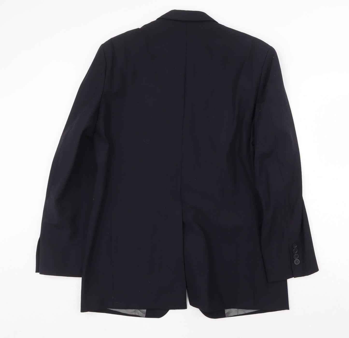 Tom English Mens Blue Wool Jacket Suit Jacket Size 38 Regular