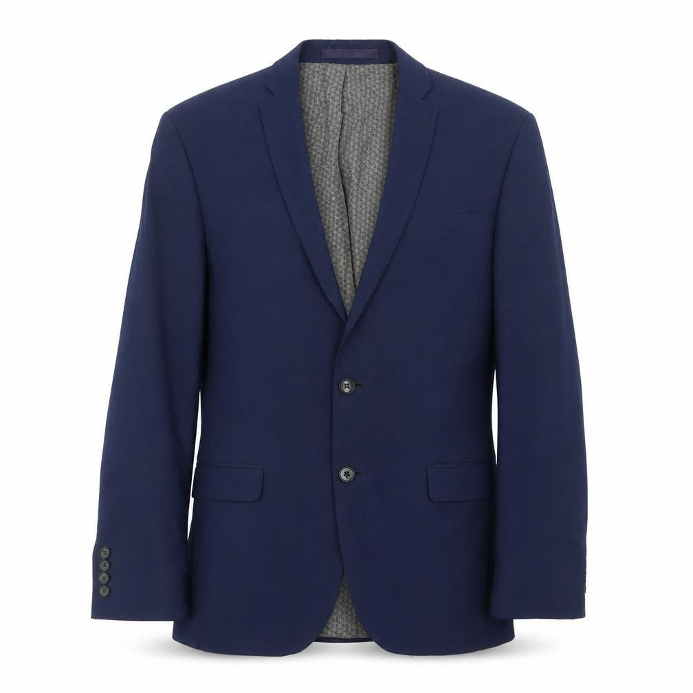 Limehaus Mens Blue Polyester Jacket Suit Jacket Size 40 Regular