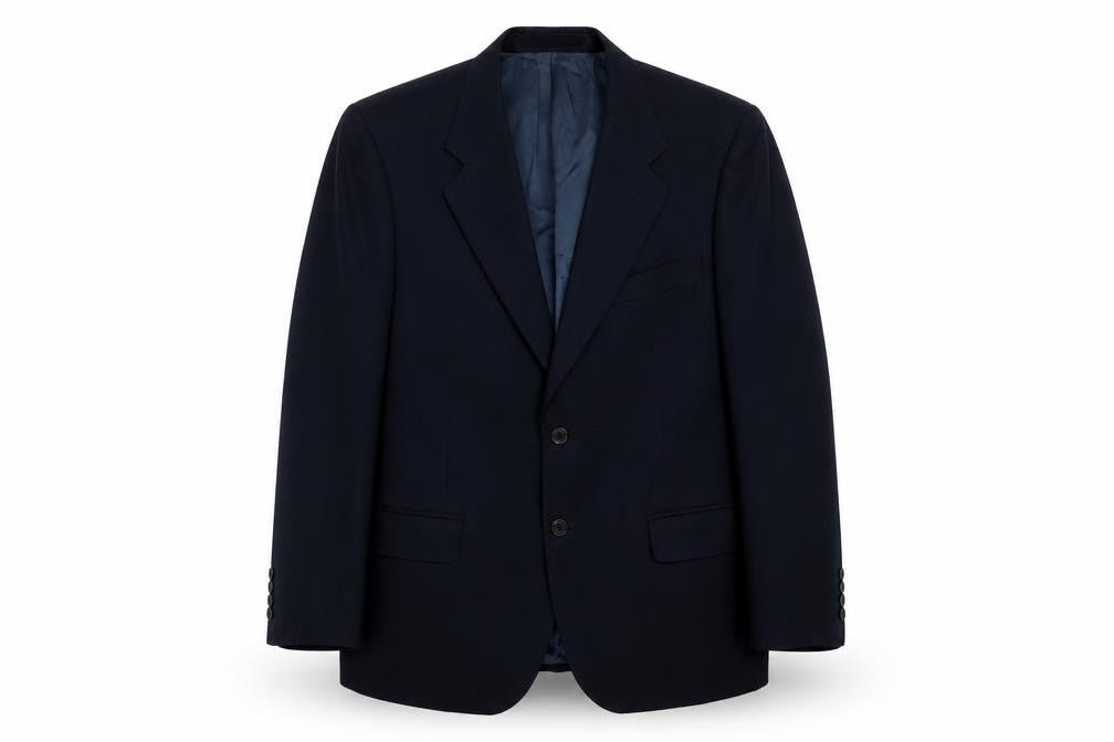 Marks & Spencer Mens Blue Wool Jacket Suit Jacket Size M Regular