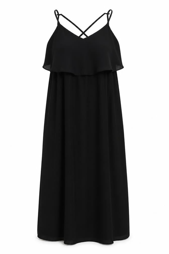 Carmel Clothing Womens Black Polyester Trapeze & Swing Size 10 V-Neck Pullover