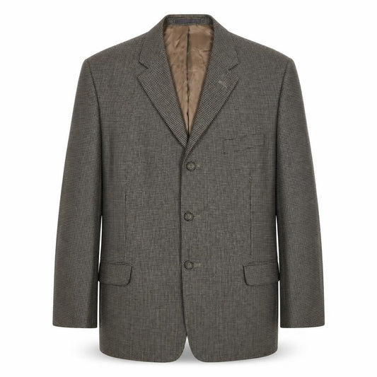 Debenhams Mens Beige Geometric Wool Jacket Blazer Size L Regular