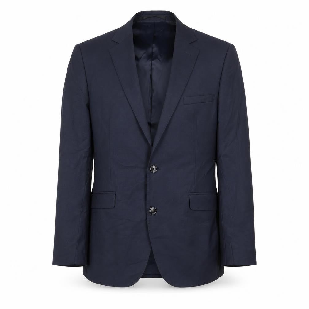 Preworn Mens Blue Wool Jacket Suit Jacket Size 38 Regular