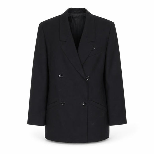 Marks & Spencer Womens Black Wool Jacket Suit Jacket Size 10