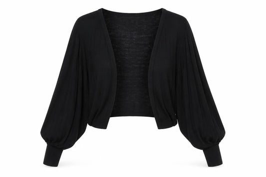 Warehouse Womens Black V-Neck Viscose Cardigan Jumper Size 14