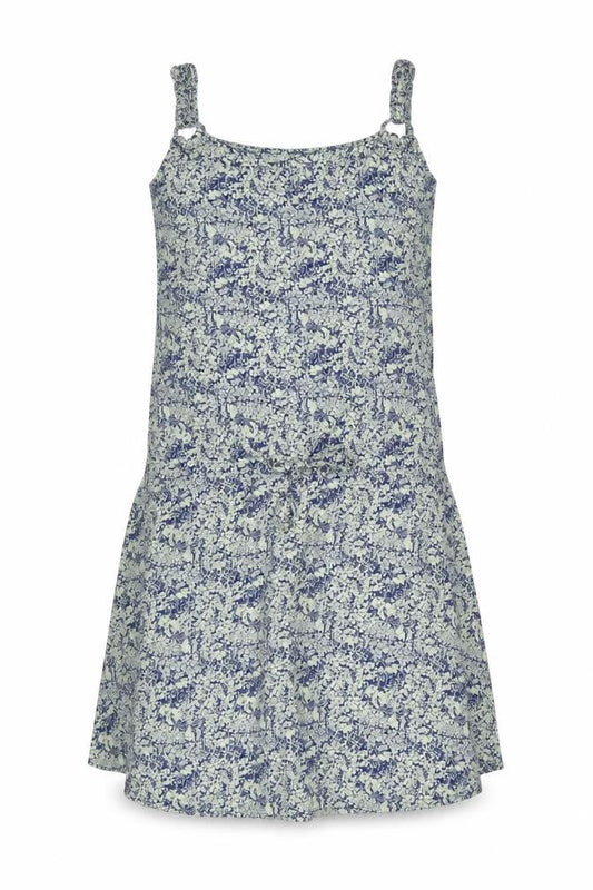 Next Womens Green Geometric Polyester Tank Dress Size 8 V-Neck Button