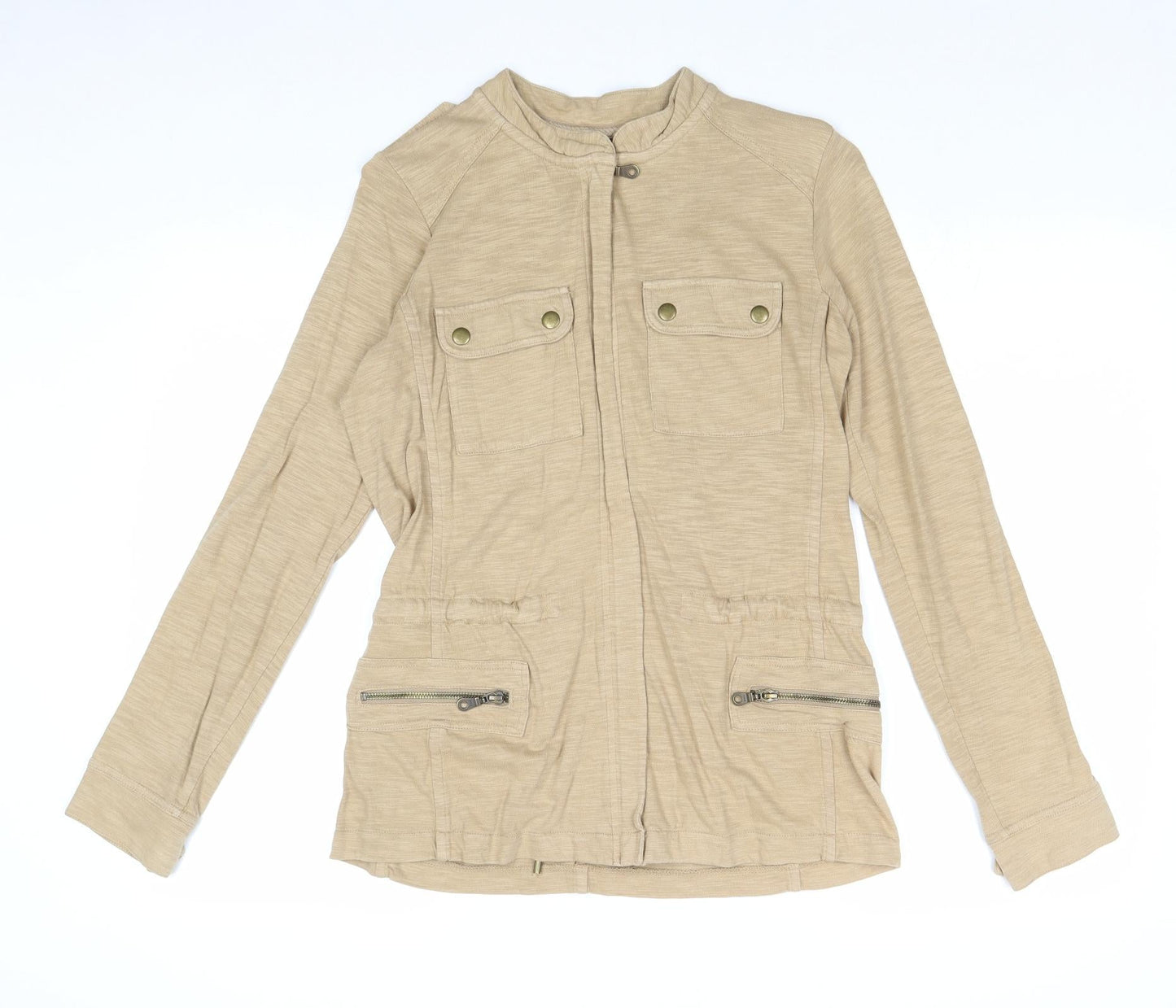 NEXT Womens Brown Jacket Size 10 Zip