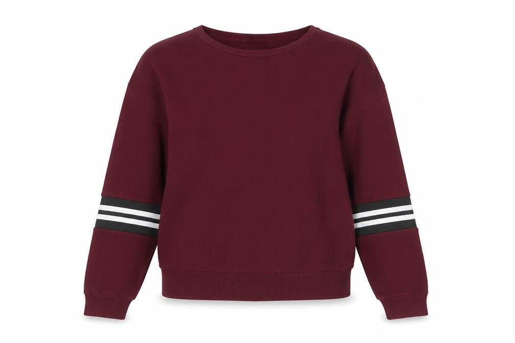 New Look Womens Purple Polyester Pullover Sweatshirt Size 6 Pullover
