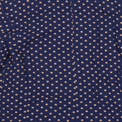Atmosphere Womens Blue Polka Dot Jacket Blazer Size 12