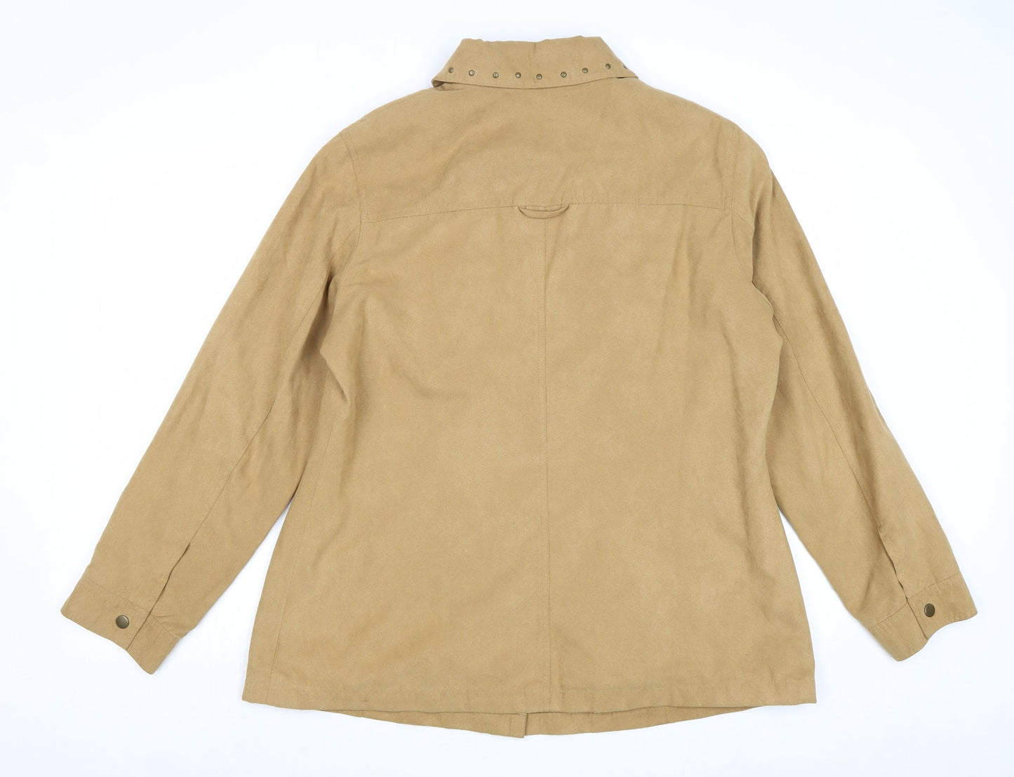 Roman Womens Brown Jacket Size M Snap