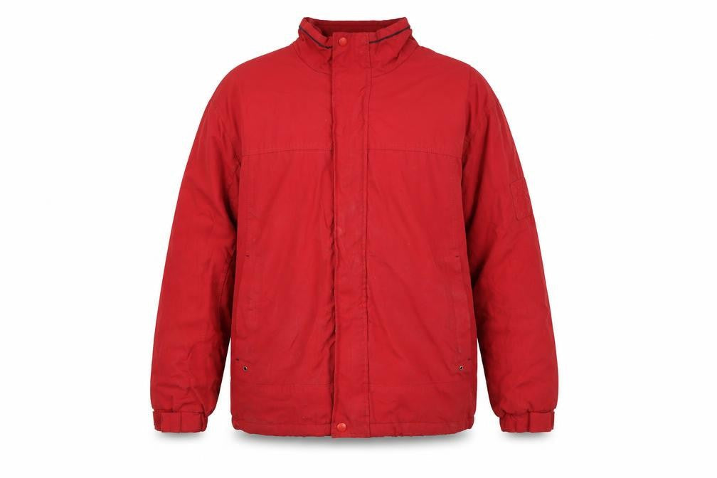 Dunnes Stores Mens Red Jacket Size M Zip