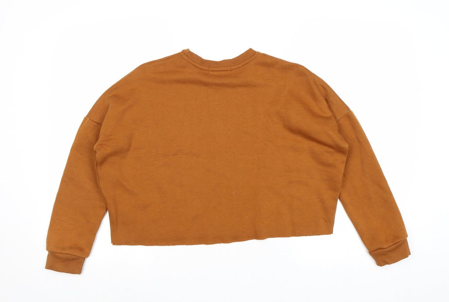 Primark Womens Brown Polyester Pullover Sweatshirt Size 2XS Pullover - Choose Kindness